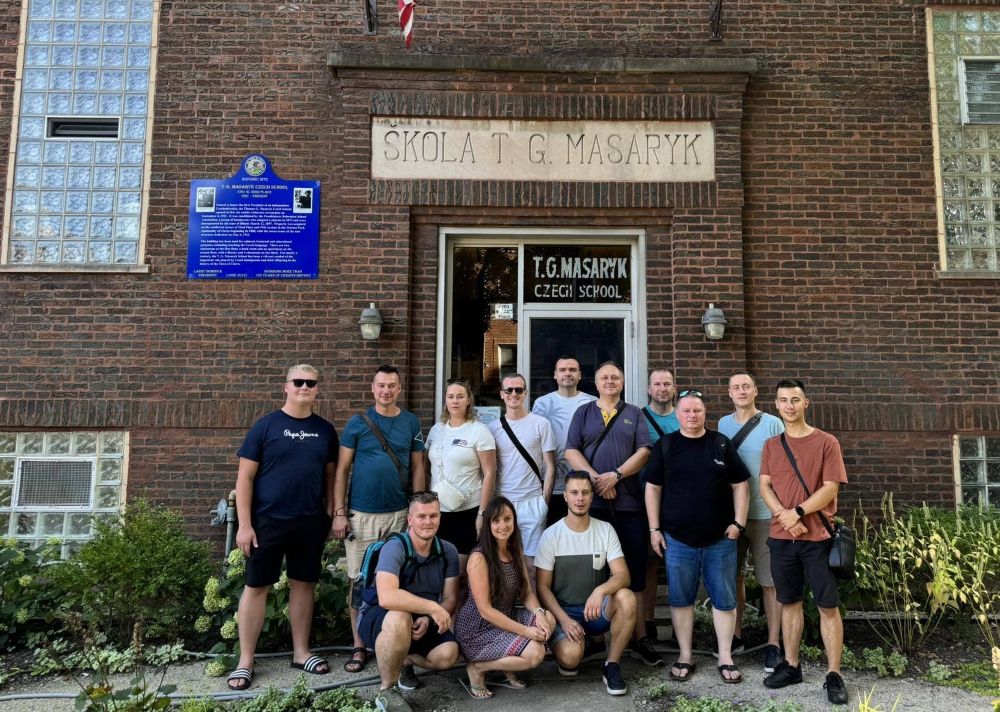Návštěva české školy T. G. Masaryka