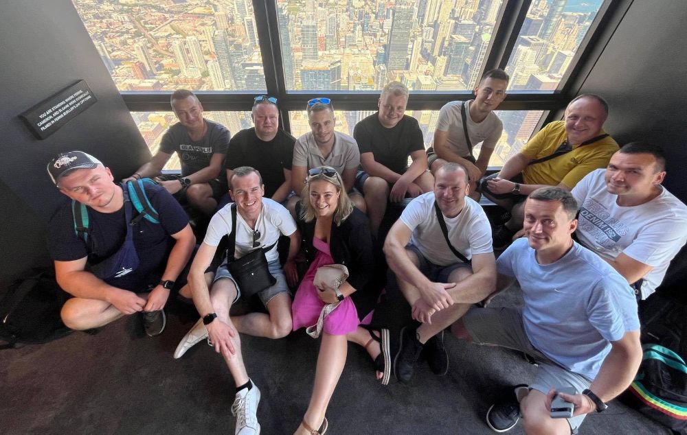 Výhled z Willis Tower