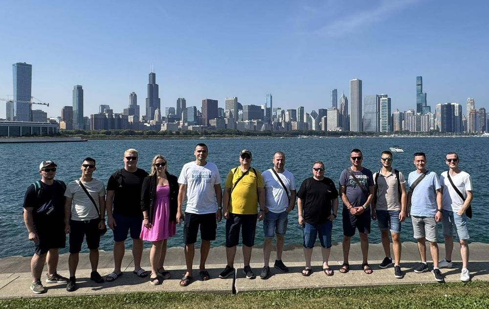 Panorama mrakodrapů Chicaga